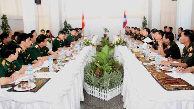 ການເຈລະຈາຂັ້ນສູງລະຫວ່າງກະຊວງປ້ອງກັນປະເທດຫວຽດນາມ ແລະ ກະຊວງປ້ອງກັນປະເທດລາວ